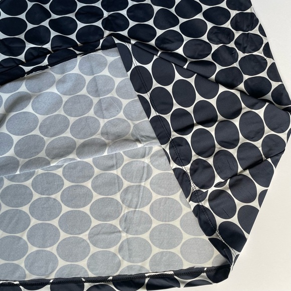 Women Lovely Black with Big White Dots One-shoulder Maxi Dress Stretchy Fabric - Picture 5 of 13